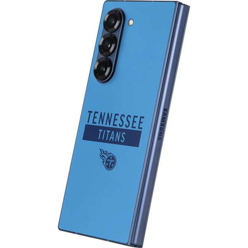 NFL Tennessee Titans Blue Performance Series Galaxy Z Fold6 Skin