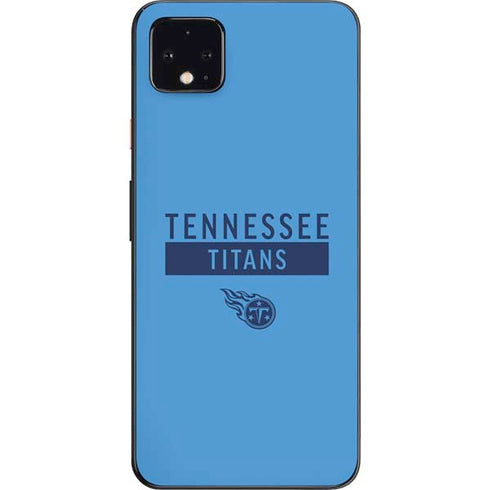 NFL Tennessee Titans Blue Performance Series Google Pixel 4 XL Skin
