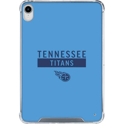 NFL Tennessee Titans Blue Performance Series iPad 11th Gen (2025) Clear Case