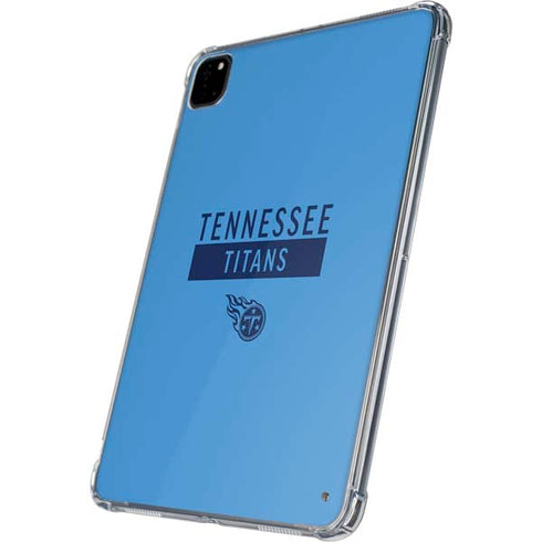 NFL Tennessee Titans Blue Performance Series iPad Pro 11in (2024) Clear Case