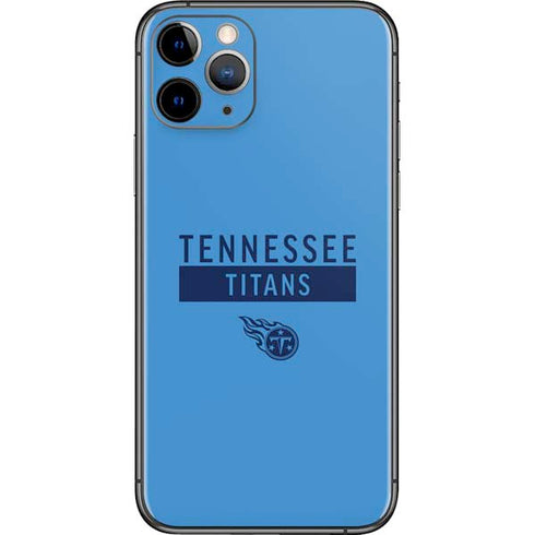 NFL Tennessee Titans Blue Performance Series iPhone 11 Pro Skin