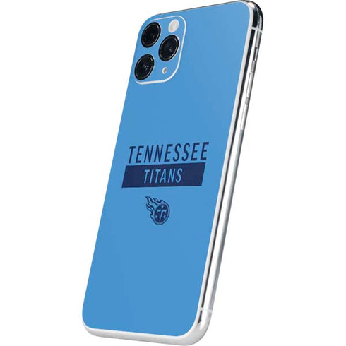 NFL Tennessee Titans Blue Performance Series iPhone 11 Pro Skin