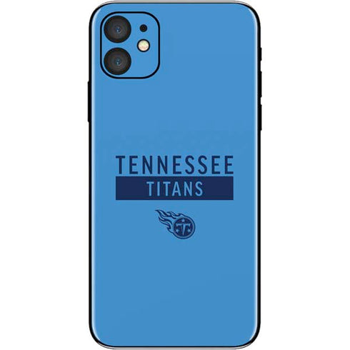 NFL Tennessee Titans Blue Performance Series iPhone 11 Skin