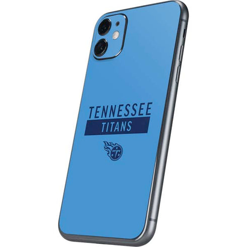 NFL Tennessee Titans Blue Performance Series iPhone 11 Skin