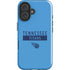 NFL Tennessee Titans Blue Performance Series iPhone 16 Impact Case