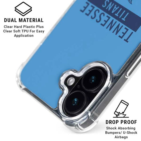 NFL Tennessee Titans Blue Performance Series iPhone 16 MagSafe Case