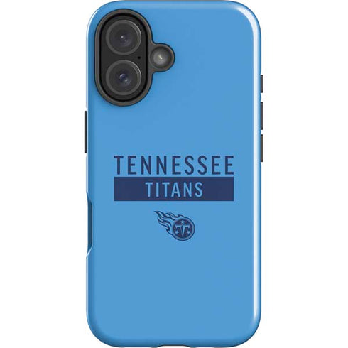 NFL Tennessee Titans Blue Performance Series iPhone 16 Plus Impact Case