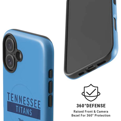 NFL Tennessee Titans Blue Performance Series iPhone 16 Plus Magsafe Impact Case