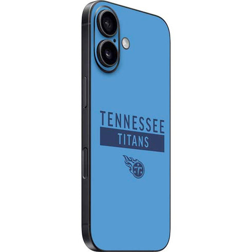 NFL Tennessee Titans Blue Performance Series iPhone 16 Plus Skin