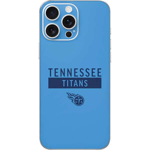 NFL Tennessee Titans Blue Performance Series iPhone 16 Pro Max Skin