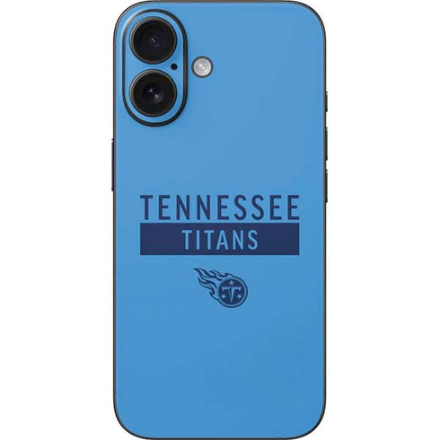 NFL Tennessee Titans Blue Performance Series iPhone 16 Skin