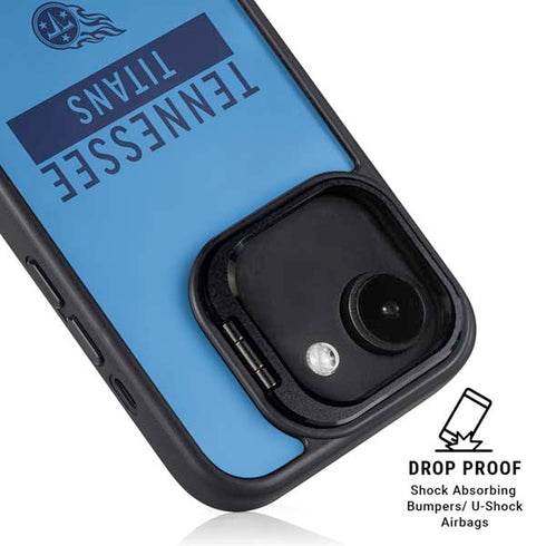 NFL Tennessee Titans Blue Performance Series iPhone 16e Kickstand Case