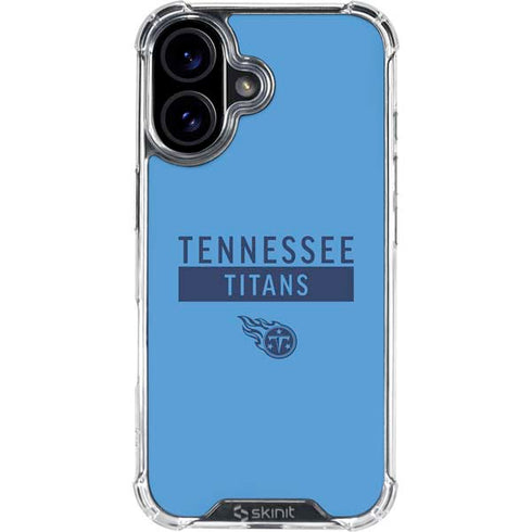 NFL Tennessee Titans Blue Performance Series iPhone 17 Clear Case