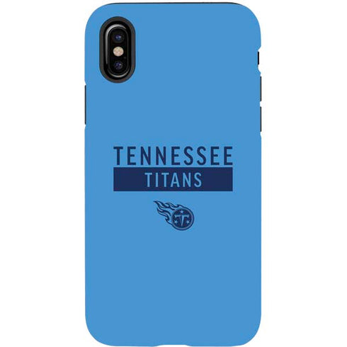 NFL Tennessee Titans Blue Performance Series iPhone X Pro Case