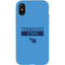 NFL Tennessee Titans Blue Performance Series iPhone X Pro Case