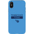 NFL Tennessee Titans Blue Performance Series iPhone X Pro Case