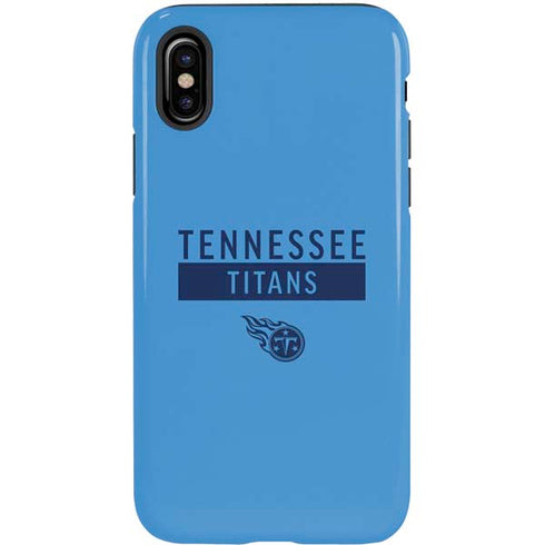 NFL Tennessee Titans Blue Performance Series iPhone XS Pro Case