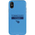 NFL Tennessee Titans Blue Performance Series iPhone XS Pro Case