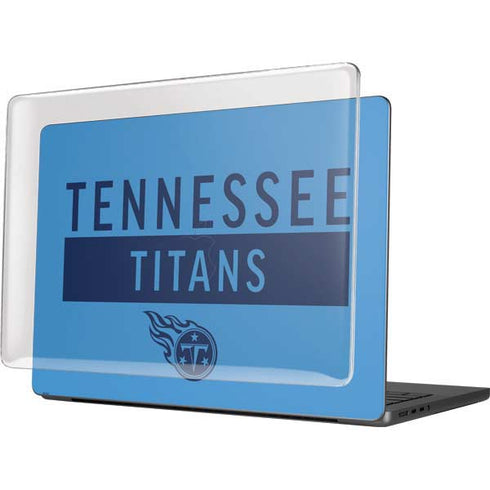 NFL Tennessee Titans Blue Performance Series MacBook Pro 14in (2021-24) Case plus Skin