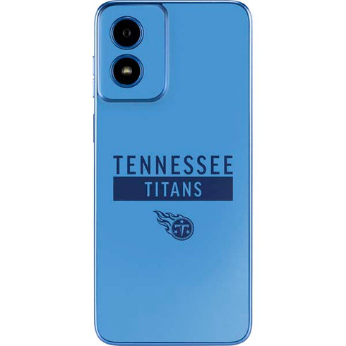 NFL Tennessee Titans Blue Performance Series Moto G Play 4G (2024) Skin