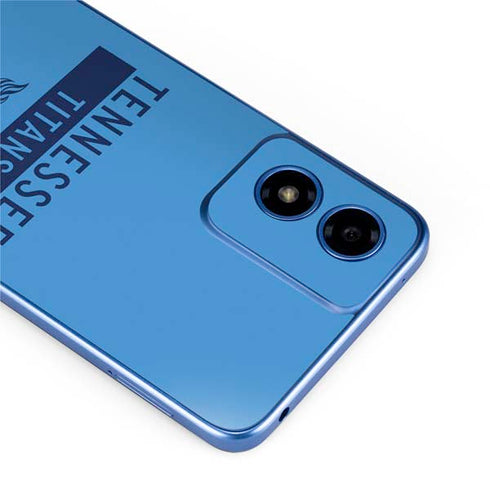 NFL Tennessee Titans Blue Performance Series Moto G Play 4G (2024) Skin