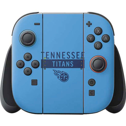 NFL Tennessee Titans Blue Performance Series Nintendo Skins