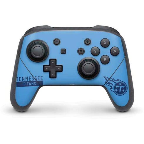 NFL Tennessee Titans Blue Performance Series Nintendo Skins