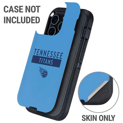 NFL Tennessee Titans Blue Performance Series Otterbox Defender iPhone Skin