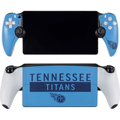 NFL Tennessee Titans Blue Performance Series PlayStation Portal Remote Player Skin