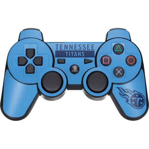 NFL Tennessee Titans Blue Performance Series PS3 Dual Shock wireless controller Skin