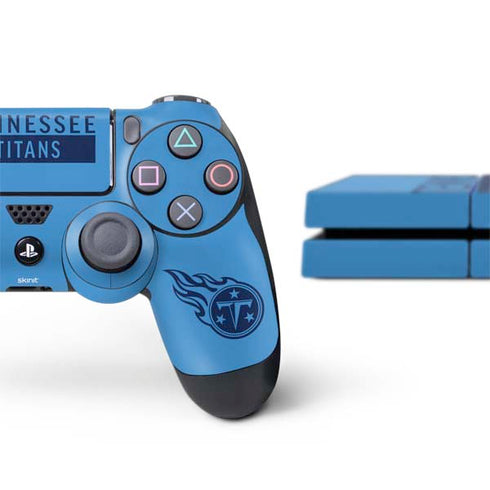 NFL Tennessee Titans Blue Performance Series PS4 Console and Controller Bundle Skin