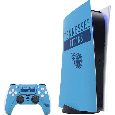 NFL Tennessee Titans Blue Performance Series PlayStation PS5 Skins