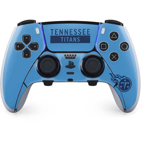 NFL Tennessee Titans Blue Performance Series PS5 DualSense Edge Pro Controller Skin