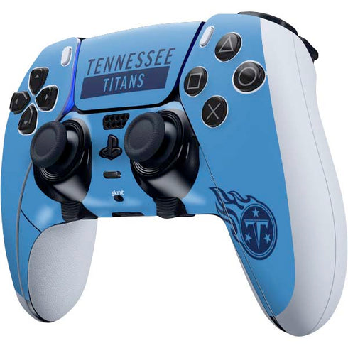 NFL Tennessee Titans Blue Performance Series PS5 DualSense Edge Pro Controller Skin