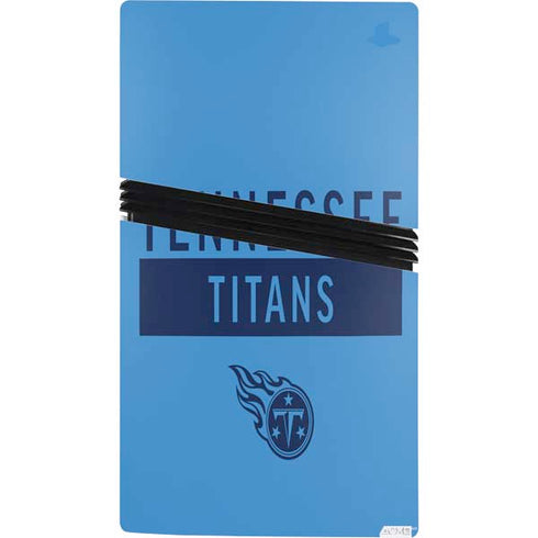 NFL Tennessee Titans Blue Performance Series PS5 Pro Bundle Skin
