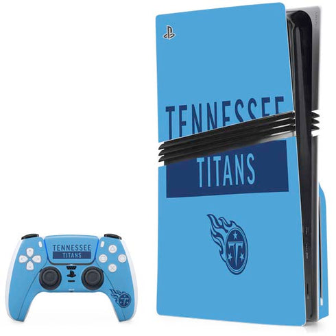 NFL Tennessee Titans Blue Performance Series PlayStation PS5 Skins