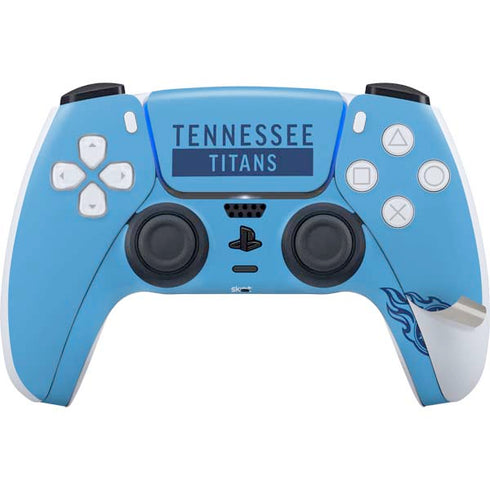 NFL Tennessee Titans Blue Performance Series PS5 Pro Disk Bundle Skin