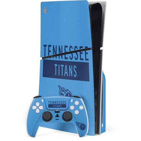 NFL Tennessee Titans Blue Performance Series PlayStation PS5 Skins