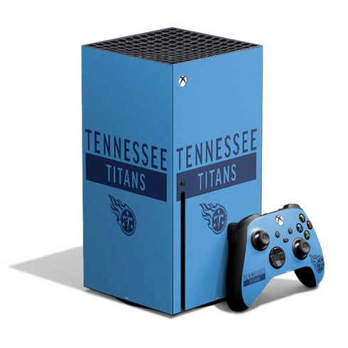 NFL Tennessee Titans Blue Performance Series Xbox Series X Skins