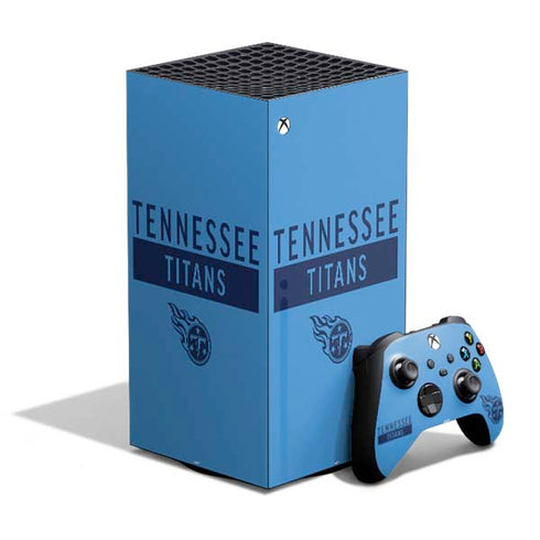 NFL Tennessee Titans Blue Performance Series XBox Series X Digital Edition Bundle Skin