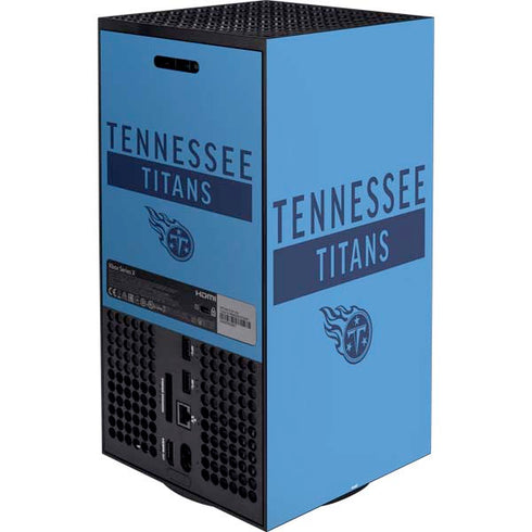 NFL Tennessee Titans Blue Performance Series XBox Series X Digital Edition Bundle Skin