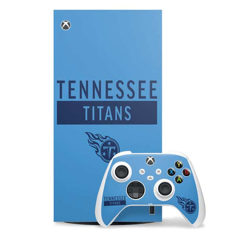 NFL Tennessee Titans Blue Performance Series Xbox Series X Skins