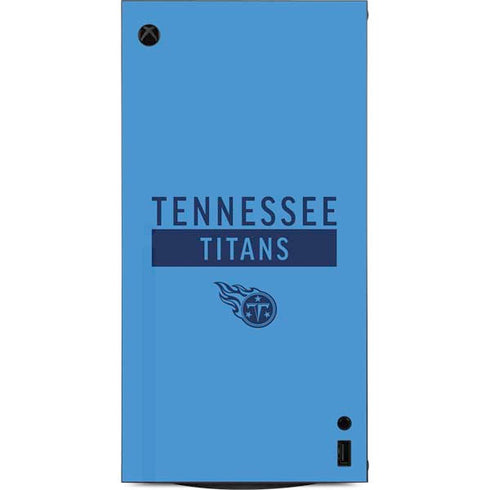 NFL Tennessee Titans Blue Performance Series XBox Series X Digital Edition Console Skin
