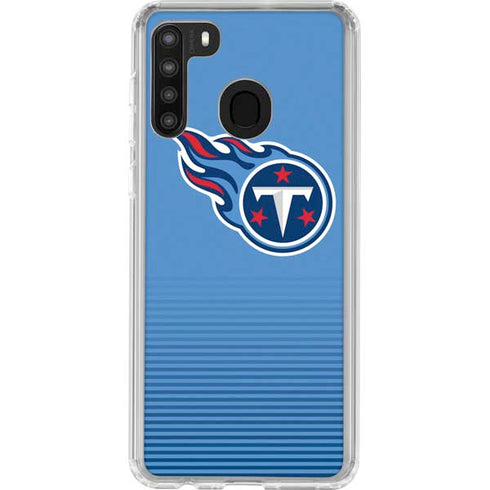 NFL Tennessee Titans Breakaway Galaxy A21 Clear Case