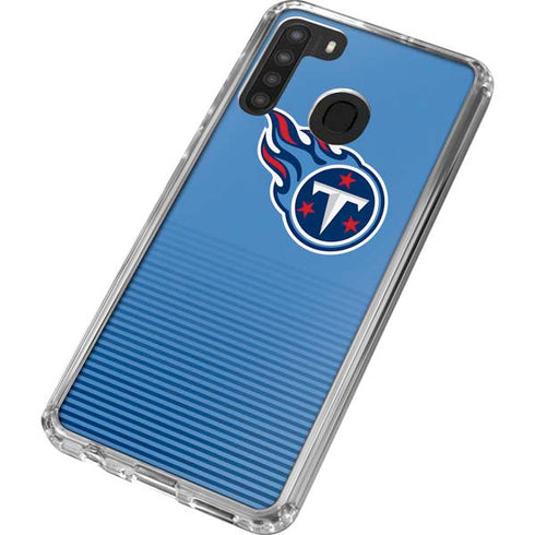 NFL Tennessee Titans Breakaway Galaxy A21 Clear Case
