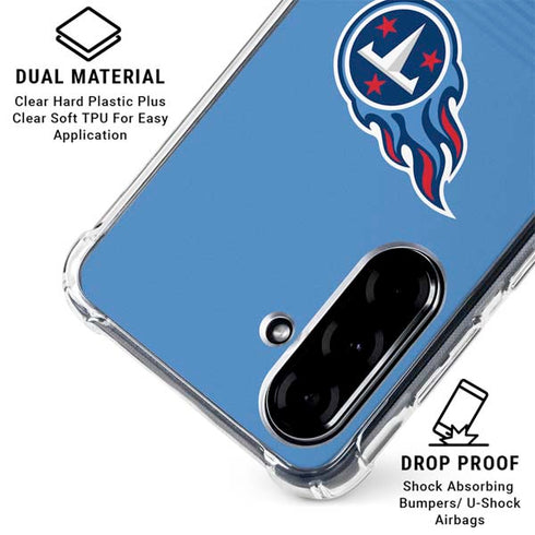 NFL Tennessee Titans Breakaway Galaxy A36 5G Clear Case