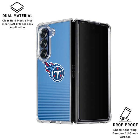 NFL Tennessee Titans Breakaway Galaxy Z Fold6 Clear Case