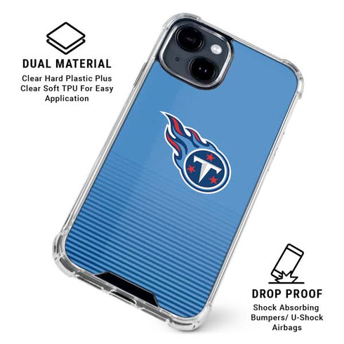 NFL Tennessee Titans Breakaway iPhone 15 Clear Case