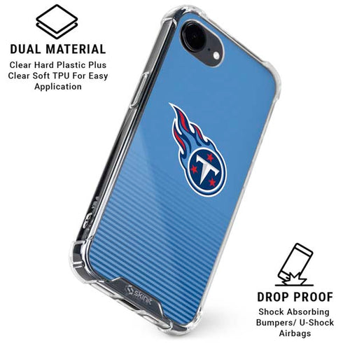 NFL Tennessee Titans Breakaway iPhone 16e Clear Case