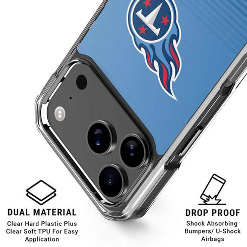 NFL Tennessee Titans Breakaway iPhone 18 Pro Clear Case